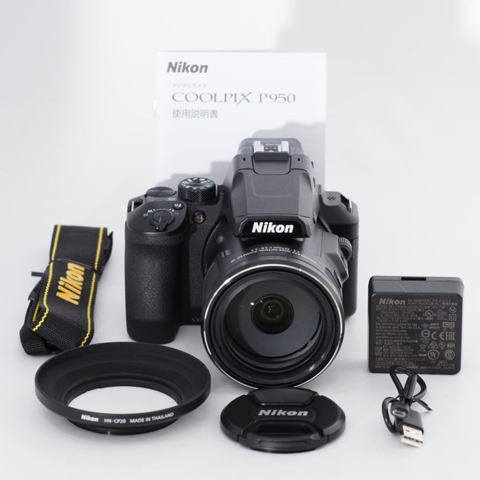 Nikon ニコン コンパクトデジタルカメラ COOLPIX P950 ブラック クールピクス 光学ズーム83倍 #11657