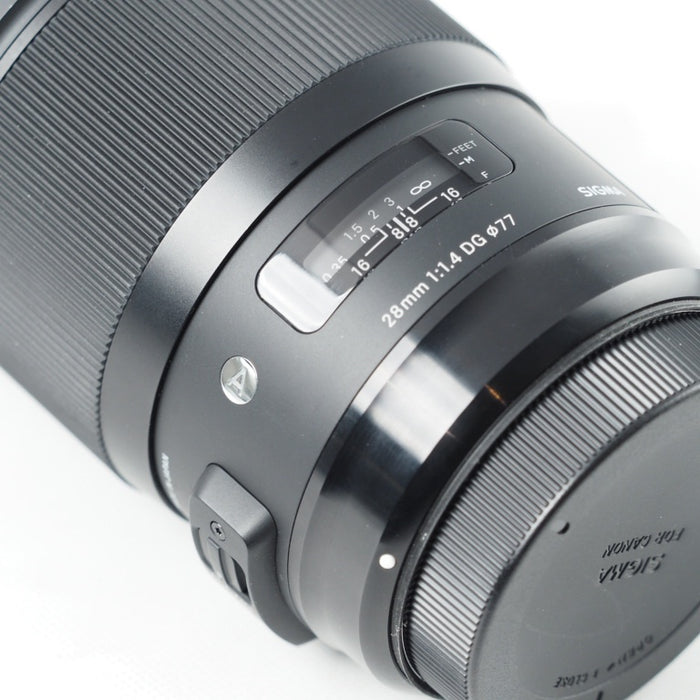 SIGMA シグマ 28mm F1.4 DG HSM Art 単焦点レンズ Canon EFマウント用 #14298