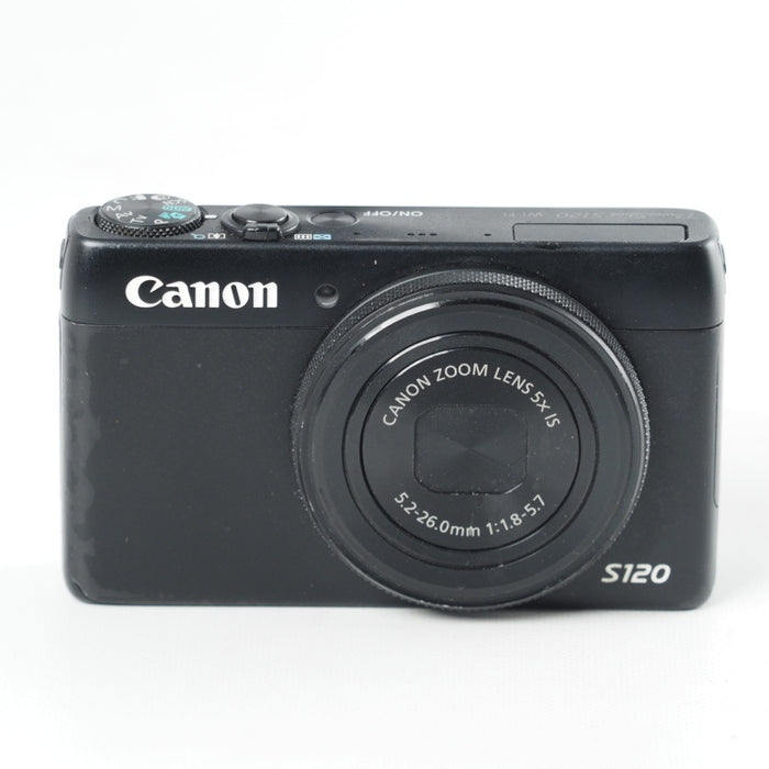 Canon キヤノン デジタルカメラ PowerShot S120 ブラック F値1.8 広角24mm 光学5倍ズーム PSS120(BK)  #13798