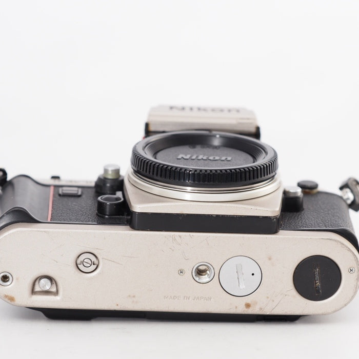 Nikon ニコン フィルム一眼レフ F3/T チタン シルバー F3T ボディ データバック MF-14 #13088