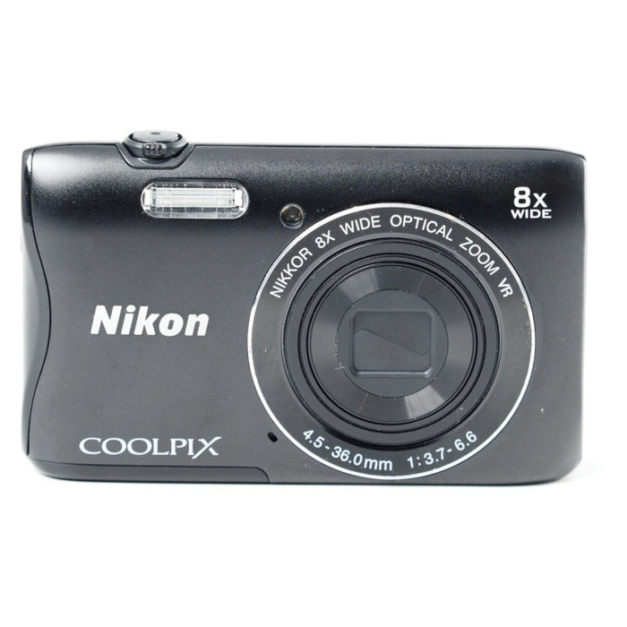 Nikon ニコン デジタルカメラ COOLPIX S3700 ブラック 光学8倍ズーム 2005万画素 クールピクス S3700BK #14107