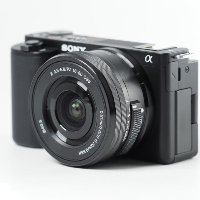 SONY ソニー ZV-E10 パワーズームレンズキット (同梱レンズ:SELP1650) ブラック ZV-E10K BQ レンズ交換式 APS-C E10K #14113