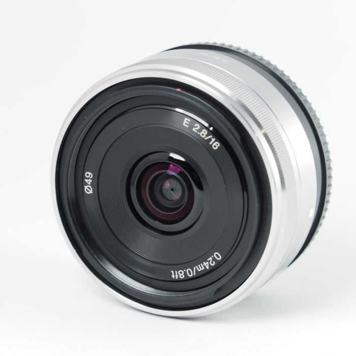 SONY E 16mm F2.8 ソニー Eマウント用 単焦点レンズ APS-C専用 SEL16F28 #13899