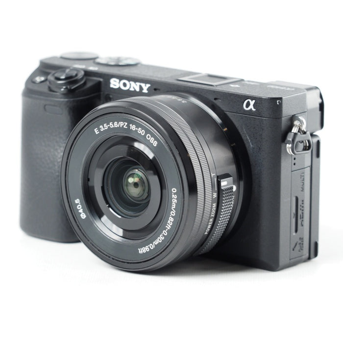SONY ミラーレス一眼 α6400 ダブルズームレンズキット ILCE-6400Y BSELP1650 F3.5-5.6+SEL55210 F4.5-6.3 SEL55210 ブラック 【望遠レンズ付きキット】 #13992