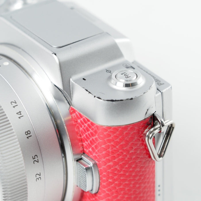 Panasonic LUMIX DMC-GF7 ダブルズームレンズキット 標準ズームレンズ/望遠ズームレンズ付属 ピンク DMC-GF7W-P パナソニック ミラーレス一眼カメラ #14272