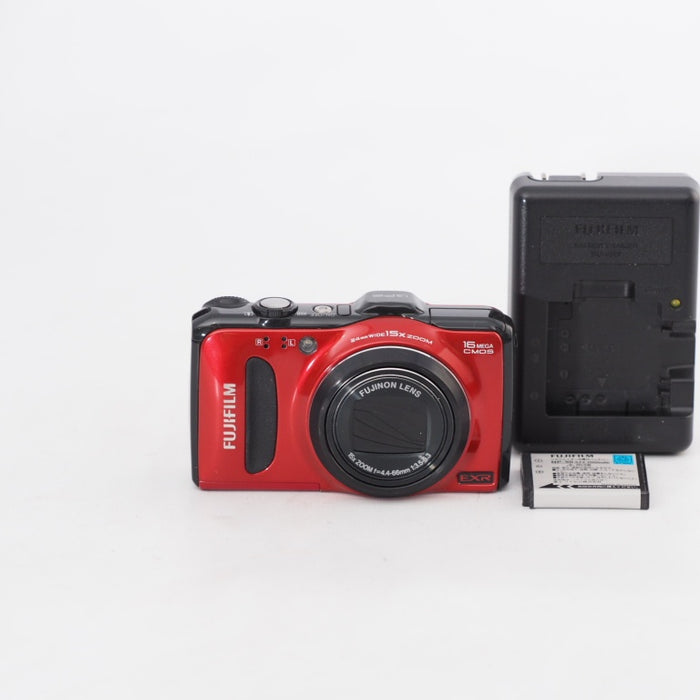 FUJIFILM デジタルカメラ FinePix F600EXR レッド 1600万画素 広角24mm光学15倍 F FX-F600EXR R #13094