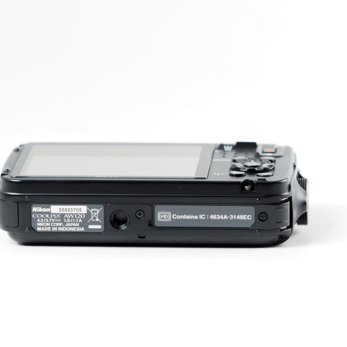 Nikon デジタルカメラ AW120 防水 1600万画素 クールブラック ニコン AW120BK #14405