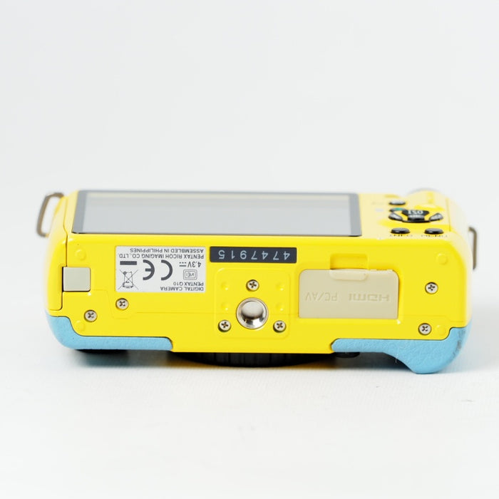 PENTAX Q10 ボディ オーダーカラー イエロー×ブルー ペンタックス ミラーレス一眼 12152 #14637