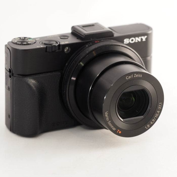 SONY ソニー デジタルスチルカメラ RX100 II 1.0型センサー F1.8レンズ搭載 ブラック Cyber-shot DSC-RX100M2 アタッチメントグリップ AG-R2付属 #13582