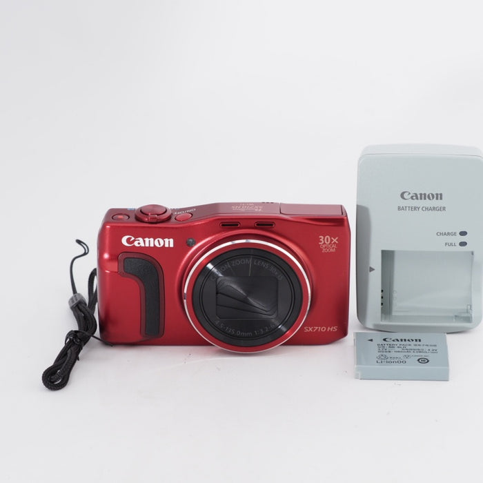 Canon キヤノン PowerShot SX710 HS レッド 光学30倍ズーム PSSX710HS(RE)  #10868