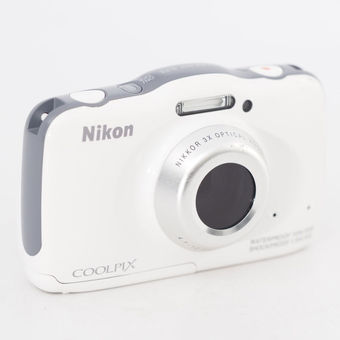 Nikon ニコン デジタルカメラ S32 防水 1300万画素 ホワイト S32WH #12951