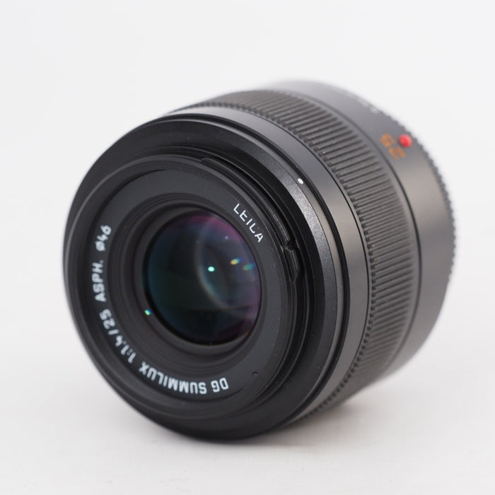 Panasonc パナソニック 標準単焦点レンズ マイクロフォーサーズ用 ルミックス LEICA DG SUMMILUX 25mm/F1.4 II ASPH. ブラック H-XA025 #13131