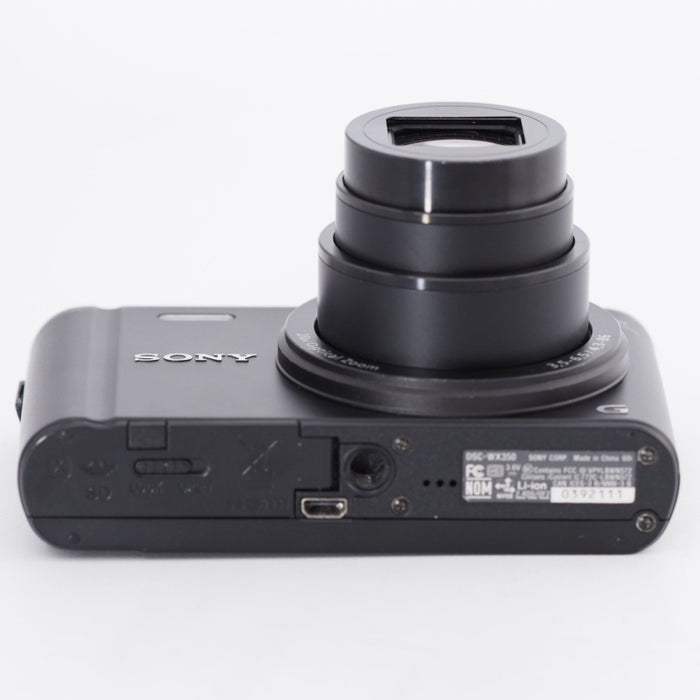 SONY ソニー デジタルカメラ Cyber-shot WX350 光学20倍 ブラック DSC-WX350-B #11106