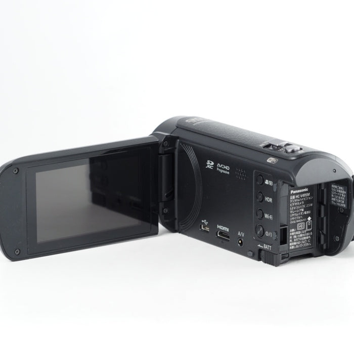 Panasonic HDビデオカメラ ブラック HC-V495M-K 内蔵メモリー64GB ワイプ撮り 光学50倍/iA90倍の高倍率ズーム 5軸ハイブリッド手ブレ補正 小型軽量 #13772