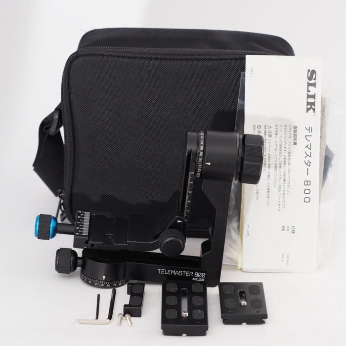 SLIK ジンバル雲台 テレマスター 800 アルカスイス規格互換 最大搭載重量3kg スリック 246108 #13044