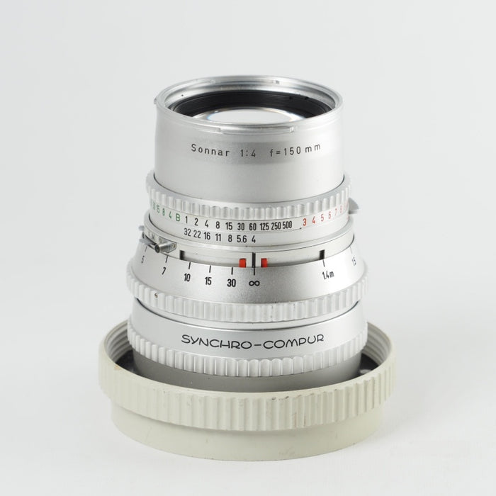 HASSELBLAD Carl Zeiss Sonnar C 150mm F4 シルバー ハッセルブラッド Vマウント ケース付き #13657