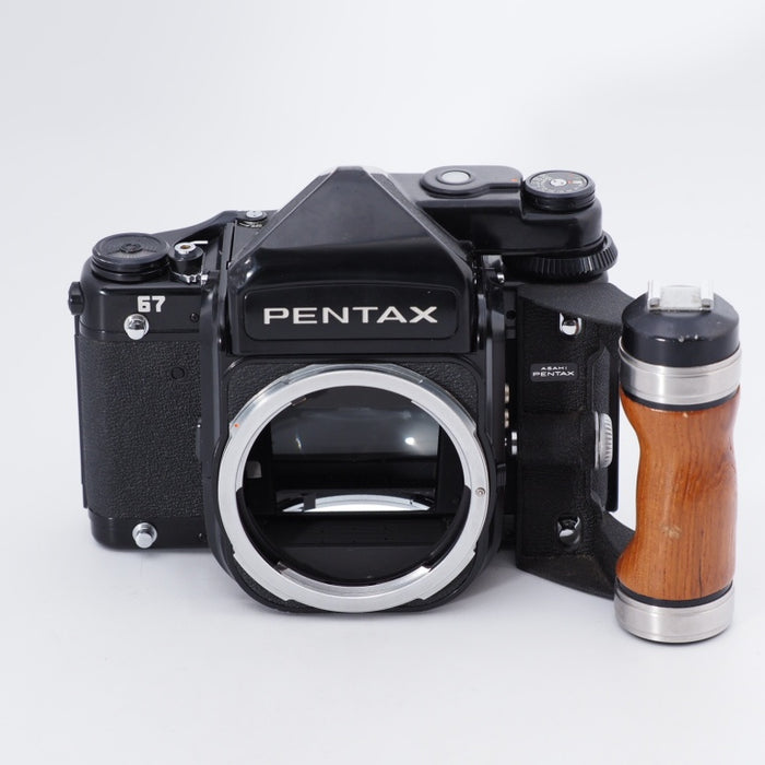 PENTAX ペンタックス 67 TTL 後期 ボディ 木製グリップ付属 中判カメラ #10281