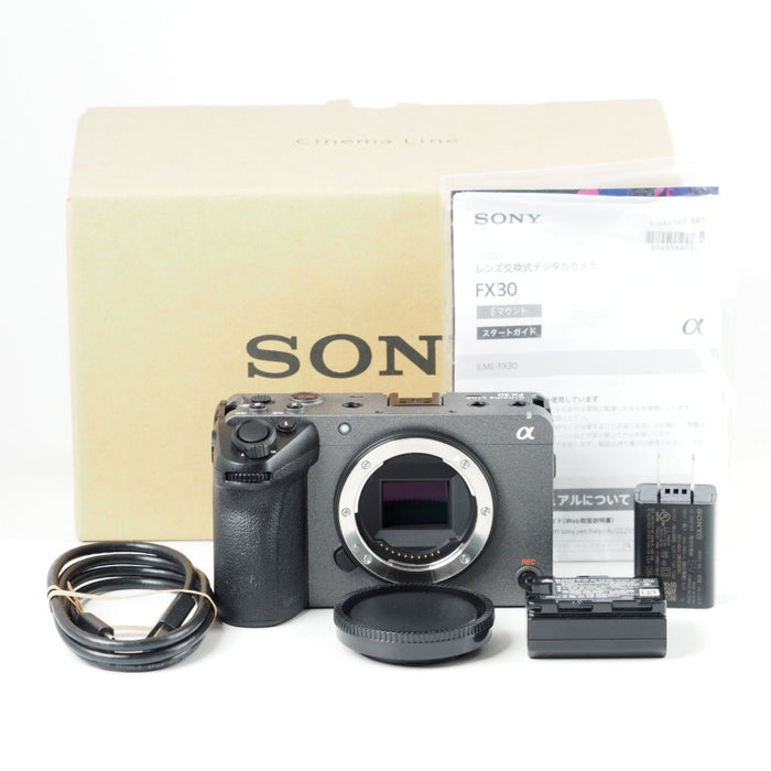 SONY Cinema Line カメラ FX30 ボディ ILME-FX30 プロフェッショナルカムコーダー 動画 APS-C Super35mm #14484