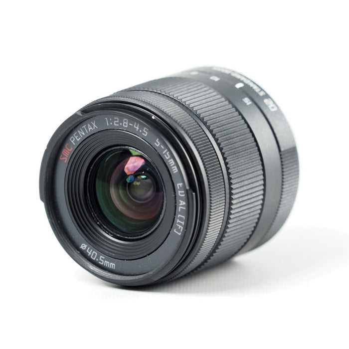 PENTAX 標準ズームレンズ 02 STANDARDZOOM 5-15mm f2.8-4.5 ED AL IF Qマウント ブラック #14395