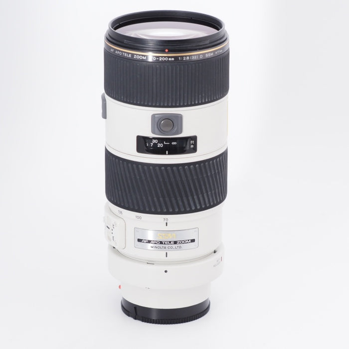 MINOLTA ミノルタ AF APO TELE アポテレ70-200mm F2.8G (D) SSM ソニー Aマウント用 交換レンズ # —  カメラ本舗