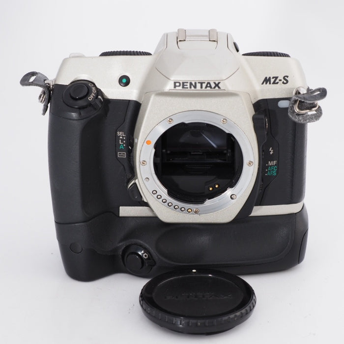 PENTAX ペンタックス フィルム一眼レフカメラ MZ-S シルバー + BG-10 バッテリーグリップ 希少 #10813