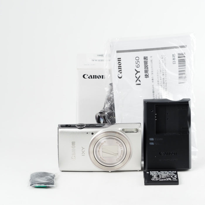 Canon IXY 650 シルバー 光学12倍ズーム/Wi-Fi対応 キヤノン IXY650SL #13694