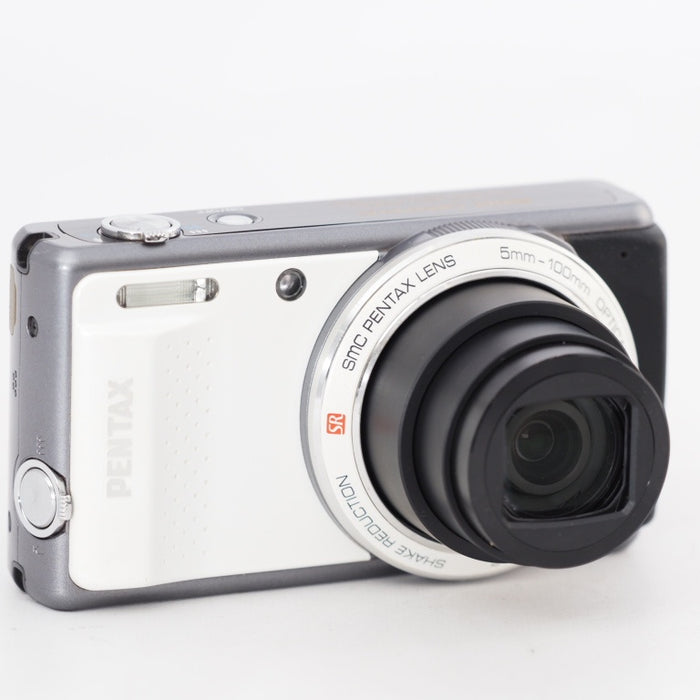 PENTAX デジタルカメラ Optio VS20 (ブリリアントホワイト) 1600万画素 28mm 20倍 OPTIOVS20WH #13045