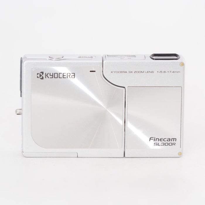 KYOCERA 京セラ Finecam SL300R シルバー キョーセラ コンパクトデジタルカメラ #12989