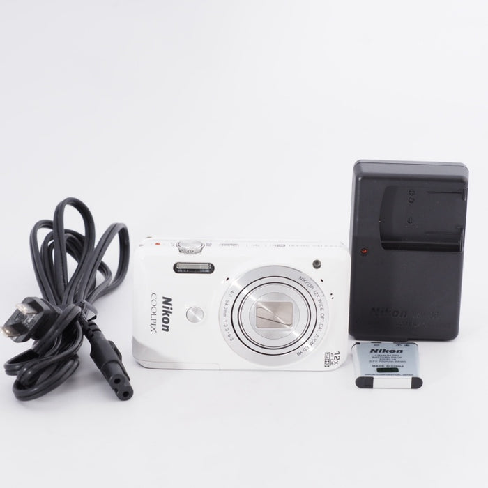 Nikon ニコン コンパクトデジタルカメラ COOLPIX S6900 12倍ズーム 1602万画素 ナチュラルホワイト S6900WH #9714