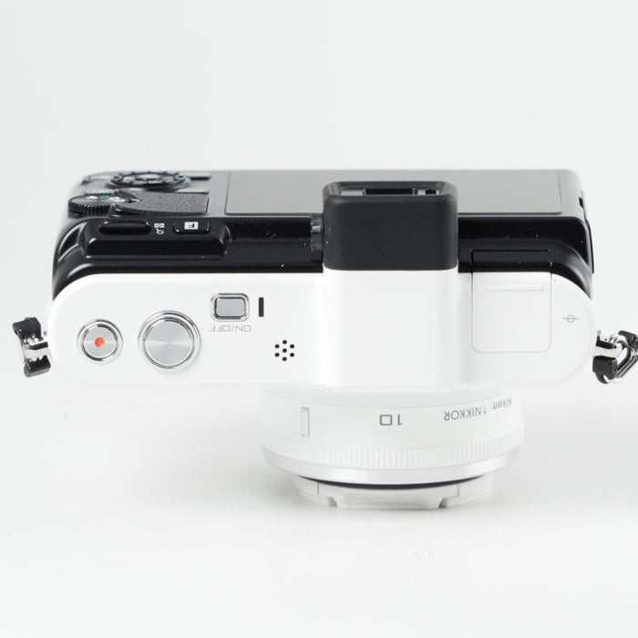 ニコン ミラーレス一眼カメラ Nikon 1 V1 薄型レンズキット ホワイト N1 V1ULK WH #14483