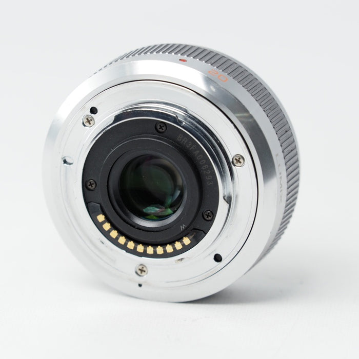 Panasonic LUMIX G 20mm/F1.7 II ASPH. シルバー H-H020A-S マイクロフォーサーズ #15427