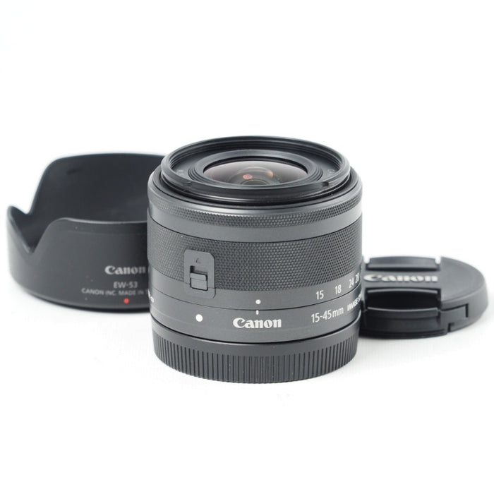 Canon EF-M 15-45mm F3.5-6.3IS STM (グラファイト) ミラーレス一眼対応 EF-M15-45ISSTM #14443