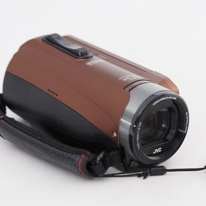 JVC ビデオカメラ Everio R 防水5m 防塵仕様 耐低温 耐衝撃 内蔵メモリー32GB ライトブラウン GZ-R400-T #12941