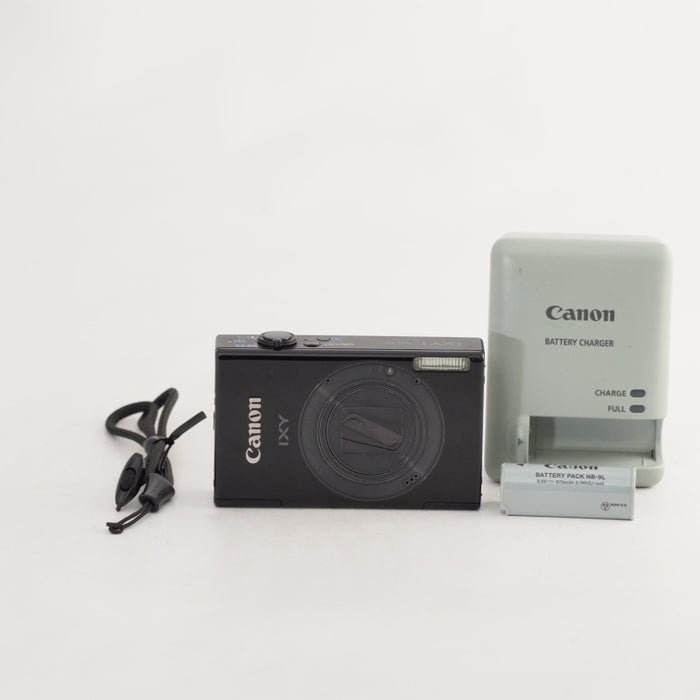 Canon デジタルカメラ IXY 1 ブラック 光学12倍ズーム Wi-Fi対応 キヤノン IXY1(BK) #13536