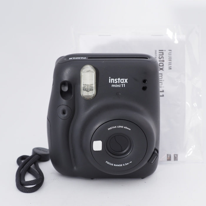 FUJIFILM フジフイルム インスタントカメラ チェキ instax mini 11 チャコールグレイ INS MINI 11 GRAY #10430