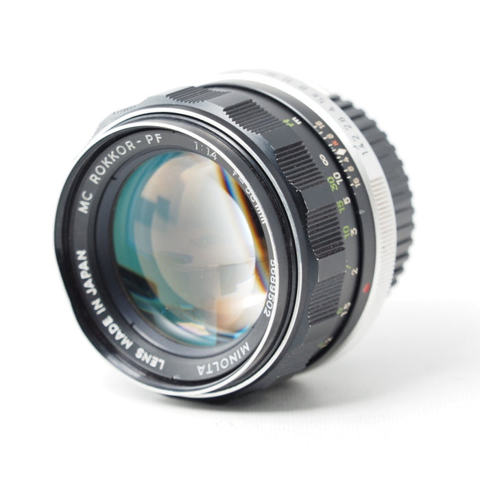 Minolta MC ROKKOR-PF 58mm f1.4 1:1.4 ミノルタ MD #14911