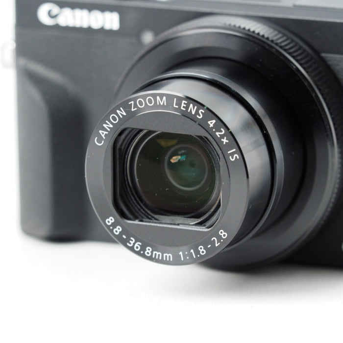 Canon キヤノン コンパクトデジタルカメラ PowerShot G7 X Mark III ブラック 1.0型センサー/F1.8レンズ/光学4.2倍ズーム PSG7XMARKIIIBK #14546