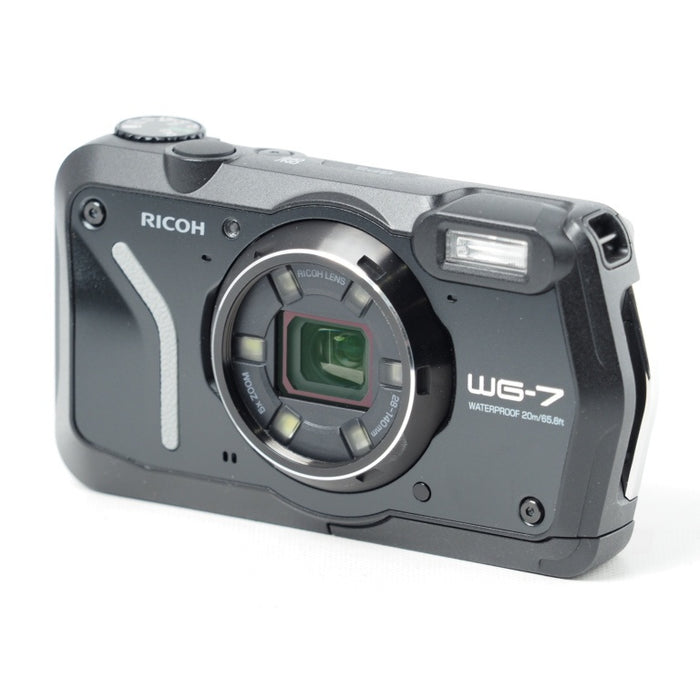 RICOH WG-7 ブラック リコー コンパクトデジタルカメラ 防水 防塵 WG7BK #14569