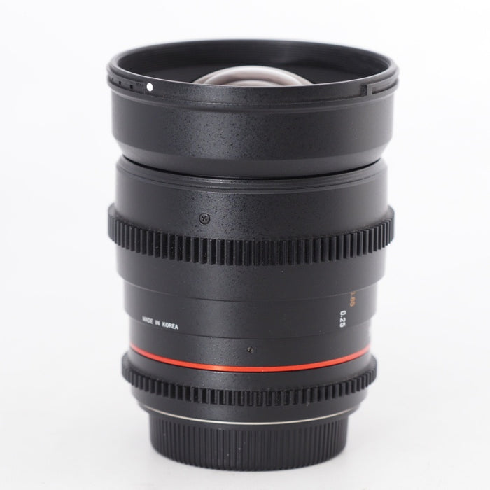 SAMYANG VDSLR 24mm T1.5 キヤノン EF用 サムヤン 動画用単焦点広角レンズ 映画撮影等 フルサイズ対応 #12973