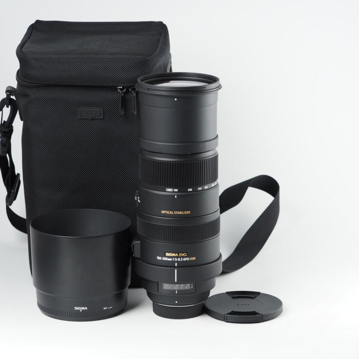 SIGMA APO 150-500mm F5-6.3 DG OS HSM Nikon ニコン Fマウント用  シグマ 望遠ズームレンズ 737559 #14289