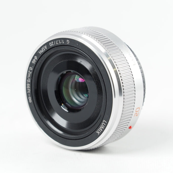 Panasonic LUMIX G 20mm F1.7 II ASPH. シルバー H-H020A-S パナソニック 単焦点レンズ マイクロフォーサーズ用 #14490