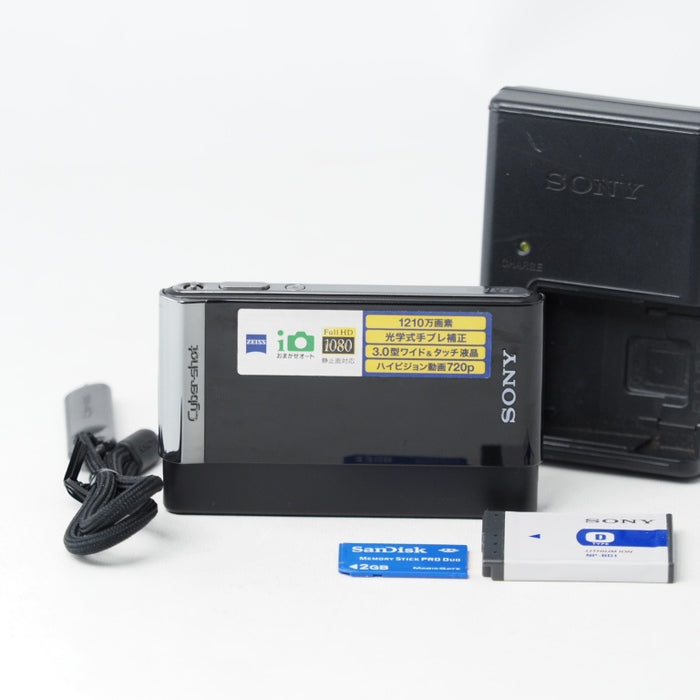 SONY Cyber-Shot T90 1210万画素 ブラック DSC-T90/B #15439