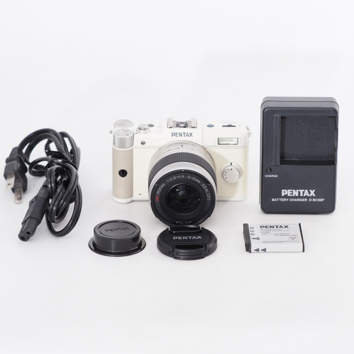 PENTAX ペンタックス ミラーレス一眼 Q 02ズームレンズキット ホワイトPENTAXQ02LKWH #12420