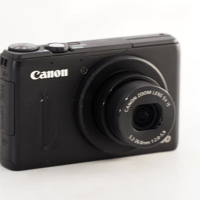 Canon キヤノン デジタルカメラ PowerShot S100 ブラック PSS100(BK) 1210万画素 広角24mm 光学5倍ズーム 3.0型TFT液晶カラーモニター #13577