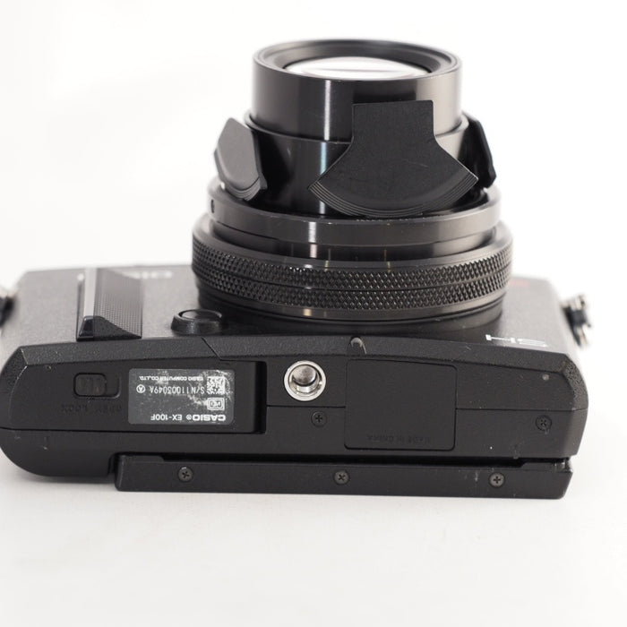 CASIO カシオ デジタルカメラ EXILIM EX-100F BK 60枚/秒の高速連写 全域F2.8光学10.7倍ズームレンズ プレミアムブラケティング EX100F ブラック #13562