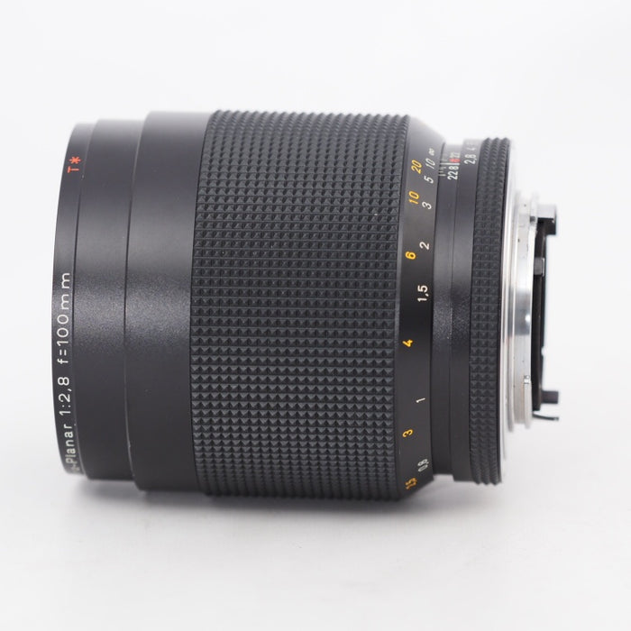 CONTAX CARL ZEISS 100mm F2.8 MACRO-PLANAR T* AEJ Y/Cマウント マクロプラナー 元箱 取扱説明書つき #13397