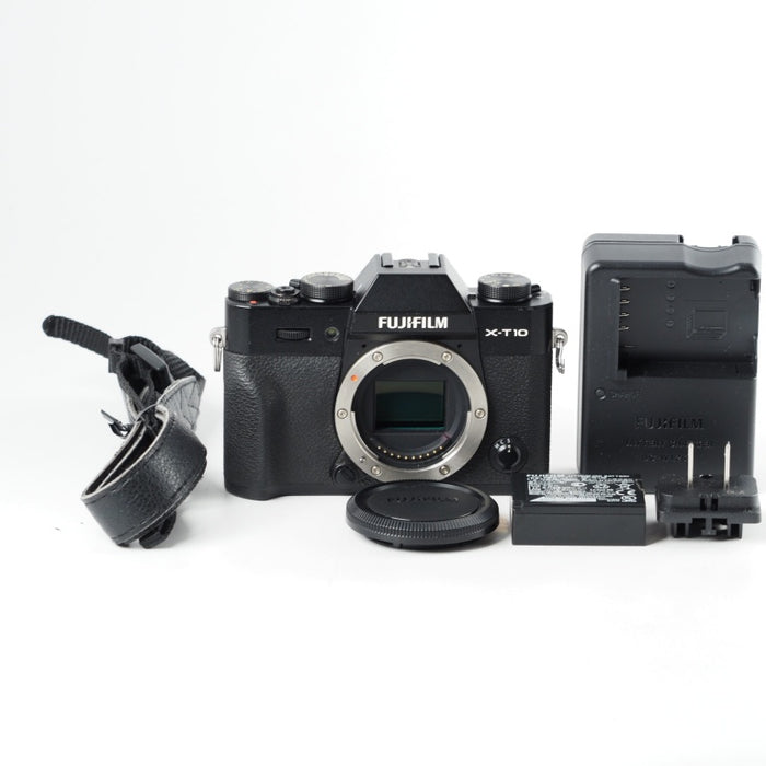FUJIFILM 富士フイルム ミラーレス一眼 X-T10 ボディ ブラック XT10B #13988