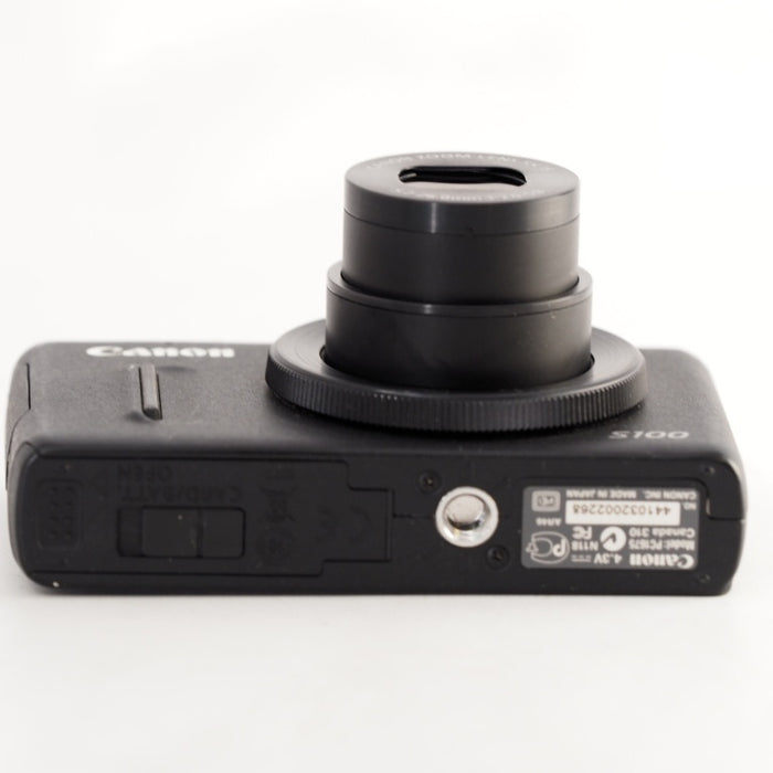 Canon キヤノン デジタルカメラ PowerShot S100 ブラック PSS100(BK) 1210万画素 広角24mm 光学5倍ズーム 3.0型TFT液晶カラーモニター #13577