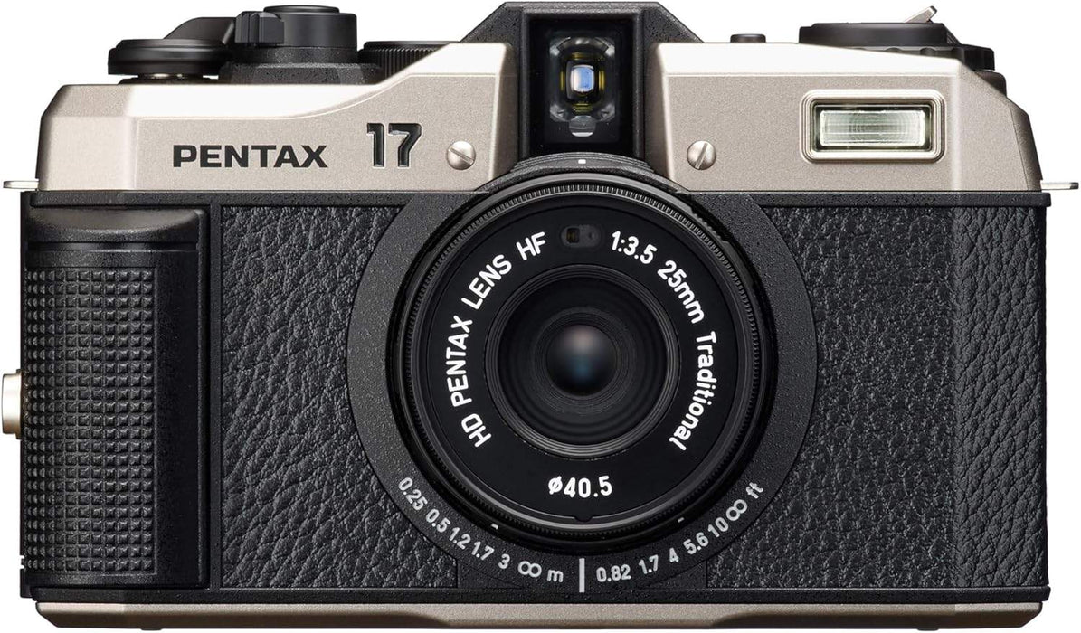 PENTAX17 ペンタックス 17 フィルムコンパクトカメラ ハーフサイズフォーマット ダークシルバー 18926 #10940【未使用品】