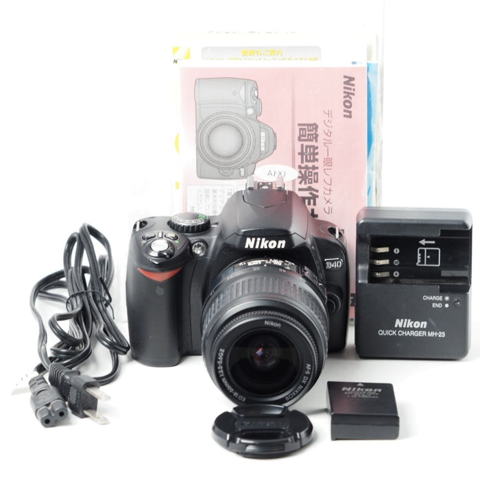 Nikon ニコン デジタル一眼レフカメラ D40 レンズキット ブラック D40BLK #14317